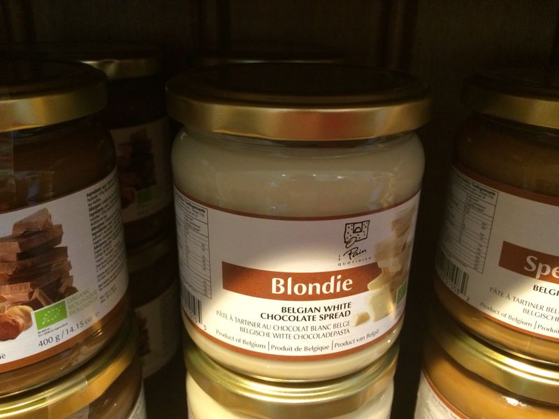 Belgian chocolate named Blondie
